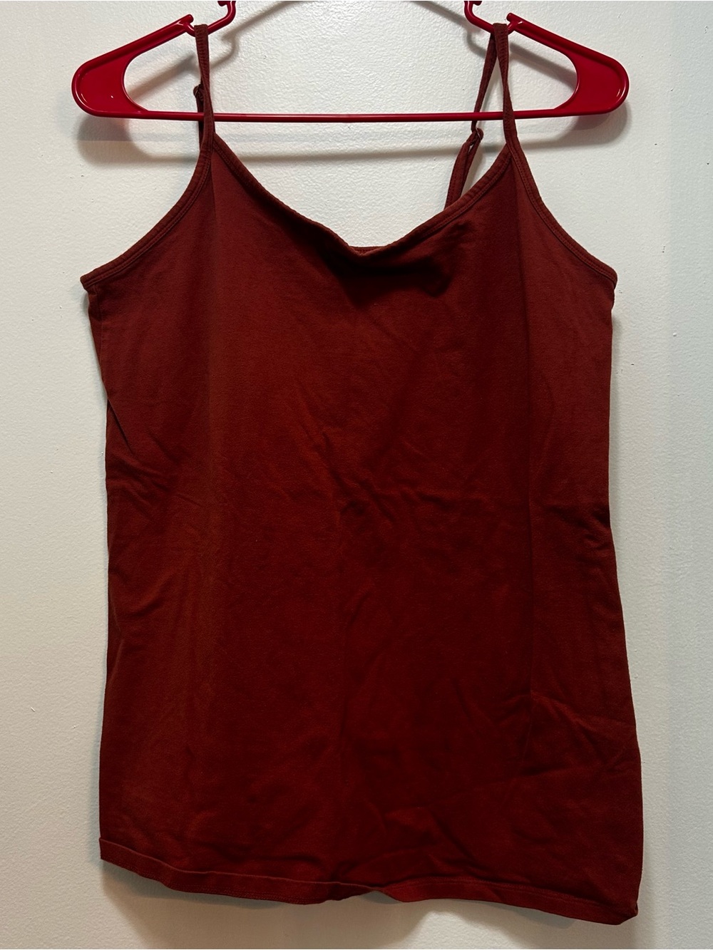 Women’s Slim Cami Tank‎ Top - Rust
